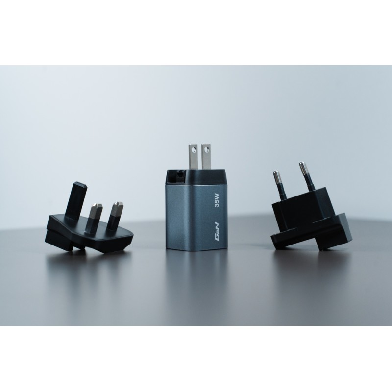 Buy Verbatim Wall GaN Charger - GNC-35 - 35W USB-C USB-A (UK EU US) in Cyprus, Nicosia, Limassol, Larnaka, Pafos