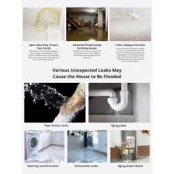 Buy Sonoff ZigBee Smart Water Leak Sensor - SNZB-05P - ZigBee Smart Water Leak S... in Cyprus, Nicosia, Limassol, Larnaka, Pafos