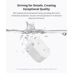 Buy Sonoff ZigBee Smart Water Leak Sensor - SNZB-05P - ZigBee Smart Water Leak S... in Cyprus, Nicosia, Limassol, Larnaka, Pafos