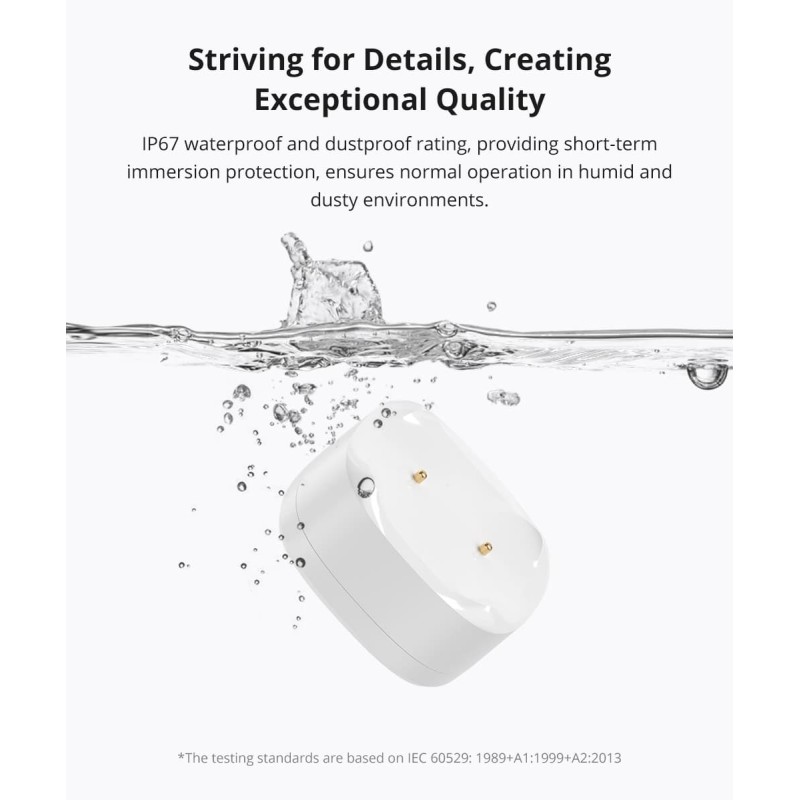 Buy Sonoff ZigBee Smart Water Leak Sensor - SNZB-05P - ZigBee Smart Water Leak S... in Cyprus, Nicosia, Limassol, Larnaka, Pafos