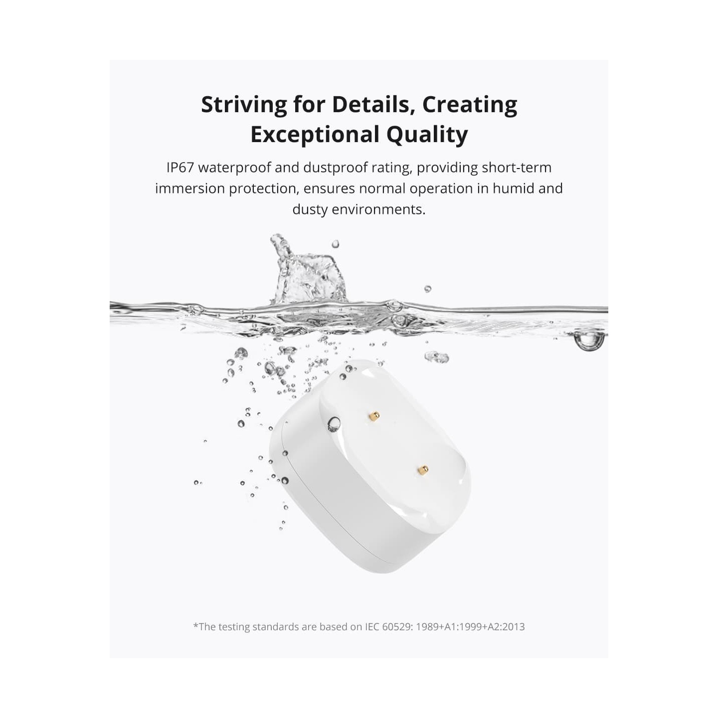 Sonoff ZigBee Smart Water Leak Sensor - SNZB-05P - ZigBee Smart Water Leak Sensor — Buy in Cyprus with Fast Delivery