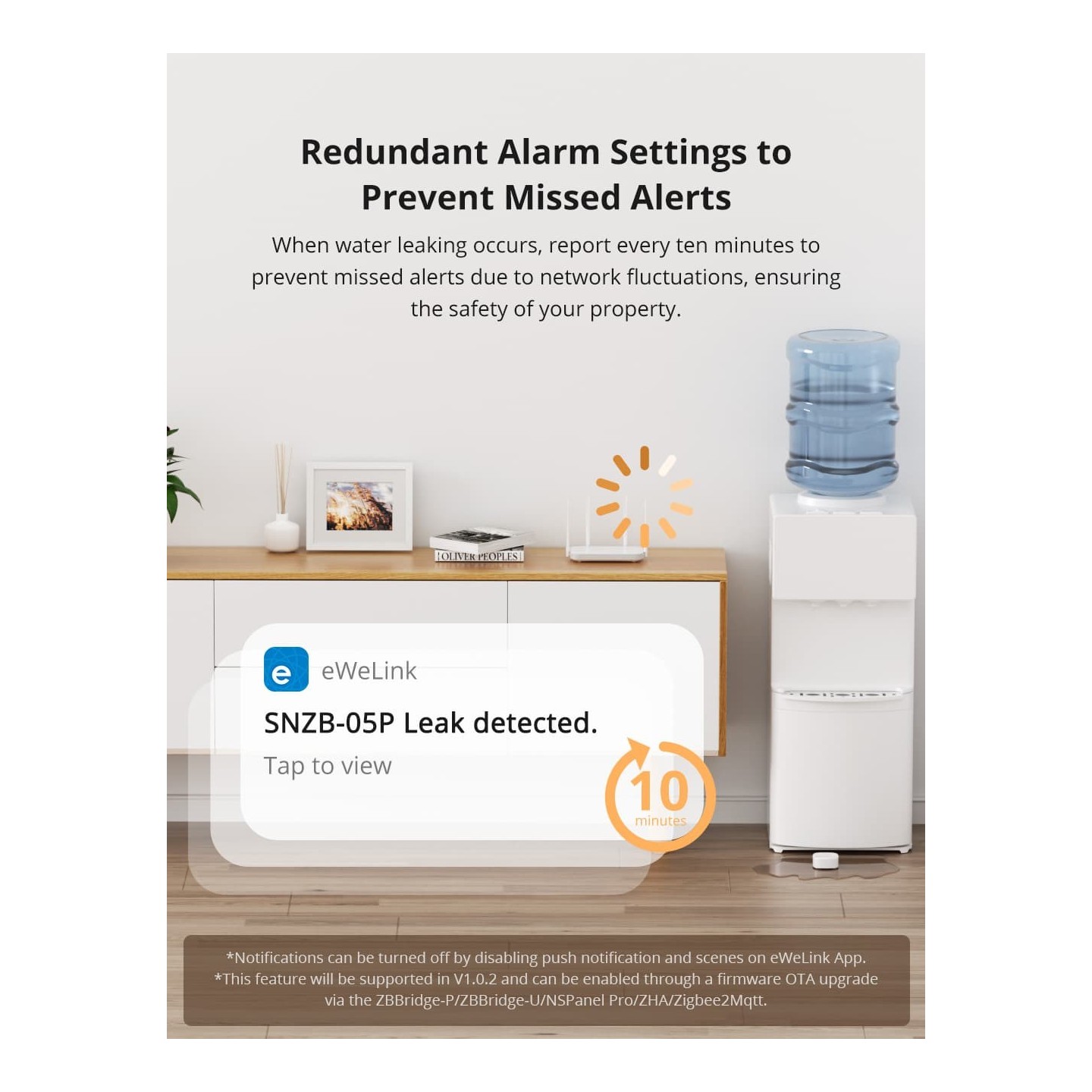 Sonoff ZigBee Smart Water Leak Sensor - SNZB-05P - ZigBee Smart Water Leak Sensor — Buy in Cyprus with Fast Delivery