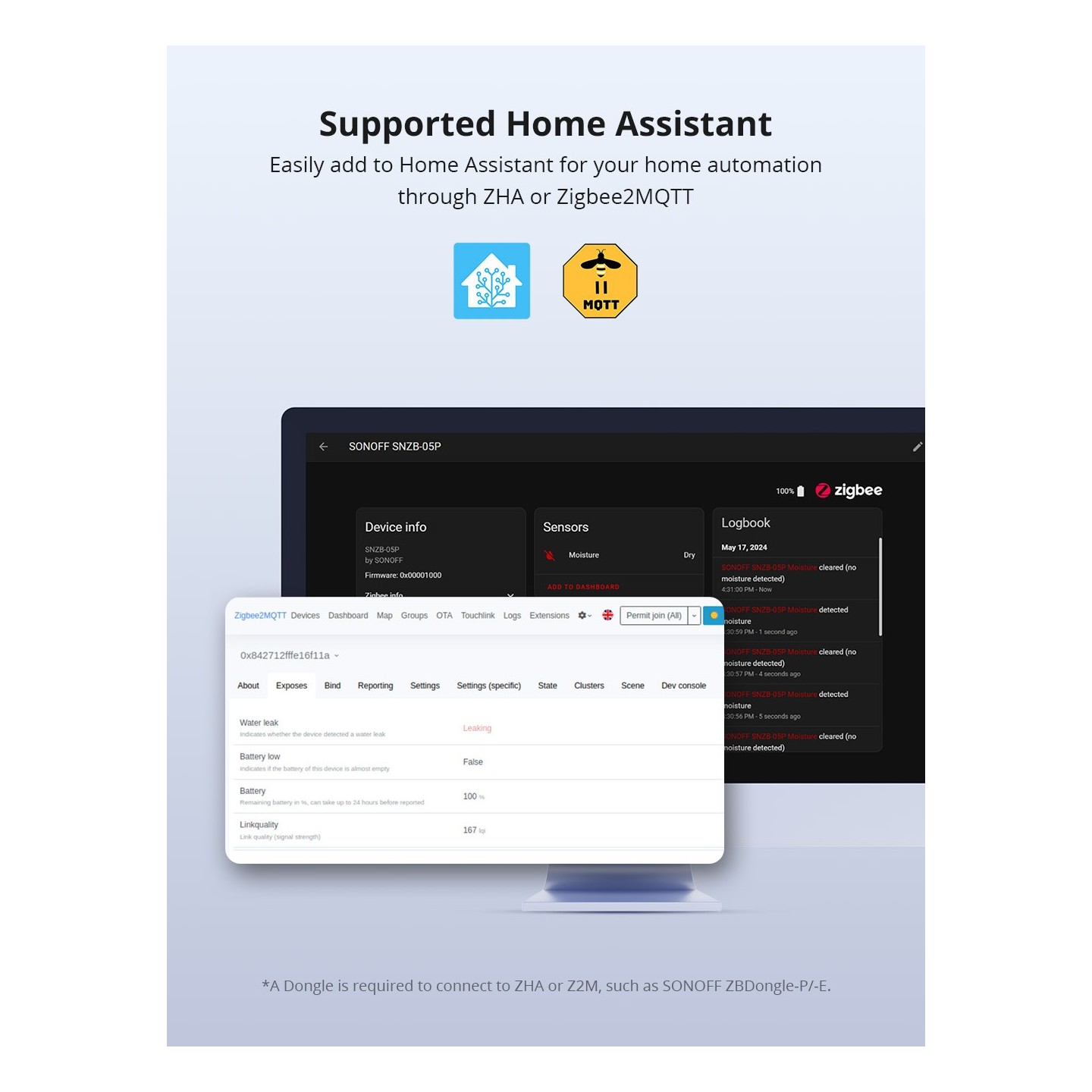 Sonoff ZigBee Smart Water Leak Sensor - SNZB-05P - ZigBee Smart Water Leak Sensor — Buy in Cyprus with Fast Delivery