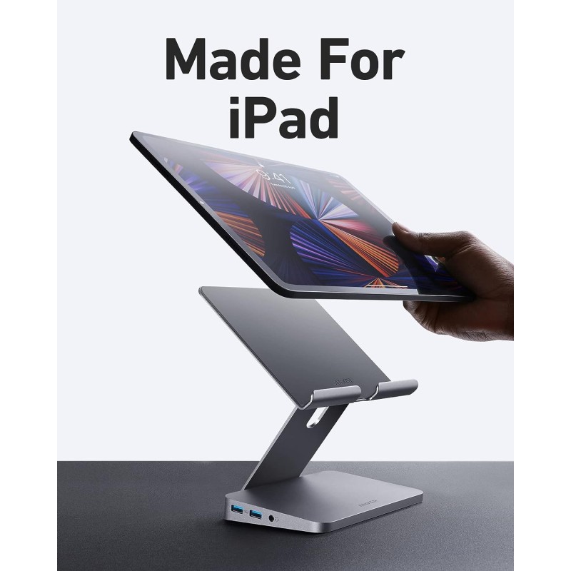 Buy Anker Work USB-C Tablet Stand Hub - 551 - USB-C Tablet Stand Hub 8in1 in Cyprus, Nicosia, Limassol, Larnaka, Pafos