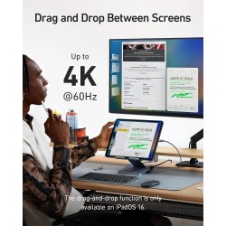 Buy Anker Work USB-C Tablet Stand Hub - 551 - USB-C Tablet Stand Hub 8in1 in Cyprus, Nicosia, Limassol, Larnaka, Pafos