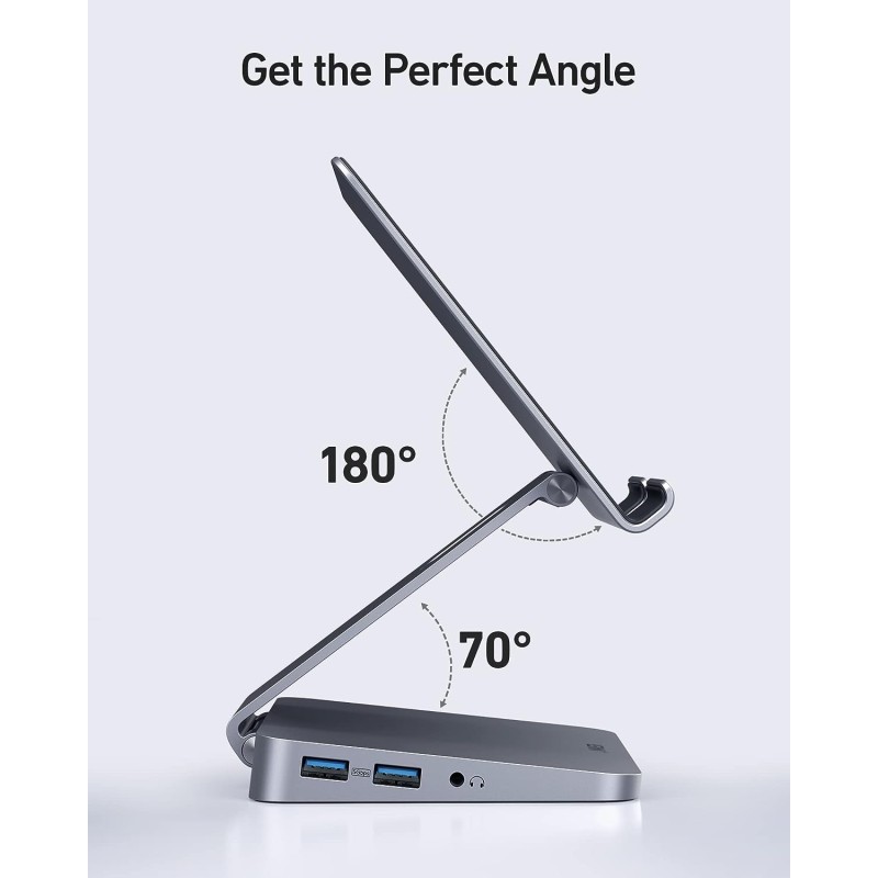 Buy Anker Work USB-C Tablet Stand Hub - 551 - USB-C Tablet Stand Hub 8in1 in Cyprus, Nicosia, Limassol, Larnaka, Pafos