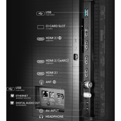 Buy Hisense 75'' 4K Smart QLED MINI LED 144hz TV - 75U7Q PRO - 75'' 4K Smart QLE... in Cyprus, Nicosia, Limassol, Larnaka, Pafos