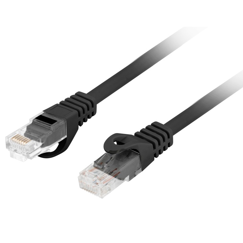 Buy Lanberg Patch Cable - CAT.6 UTP CU LSZH 0.5m Black in Cyprus, Nicosia, Limassol, Larnaka, Pafos