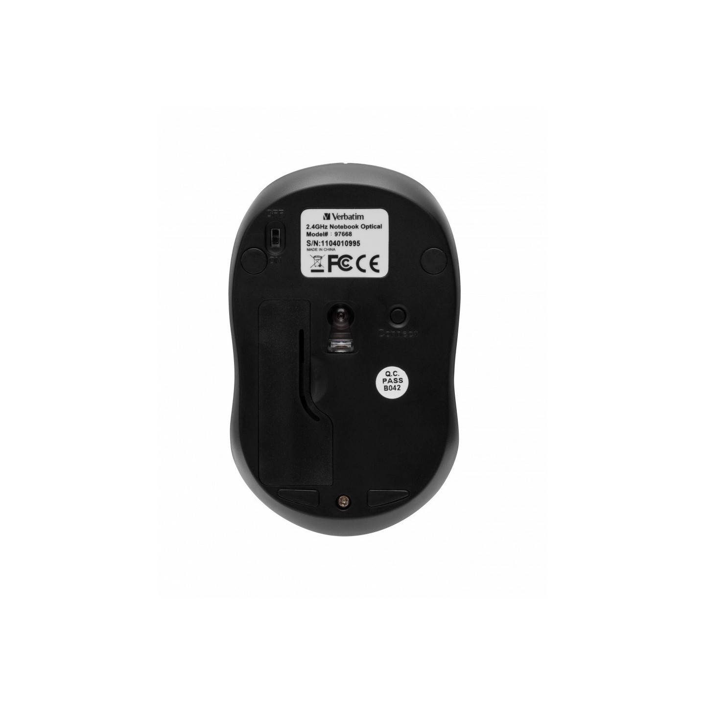 Verbatim GO NANO Wireless Mouse - 1600 DPI 2.4GHz - Black (Retail) — Buy in Cyprus with Fast Delivery