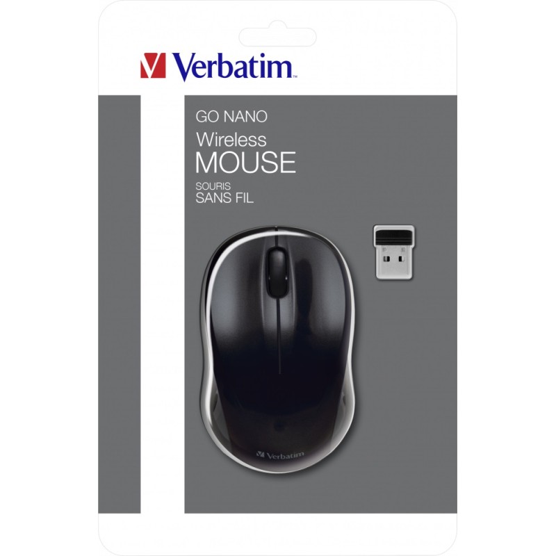 Buy Verbatim Mouse Wireless - GO NANO - Black in Cyprus, Nicosia, Limassol, Larnaka, Pafos