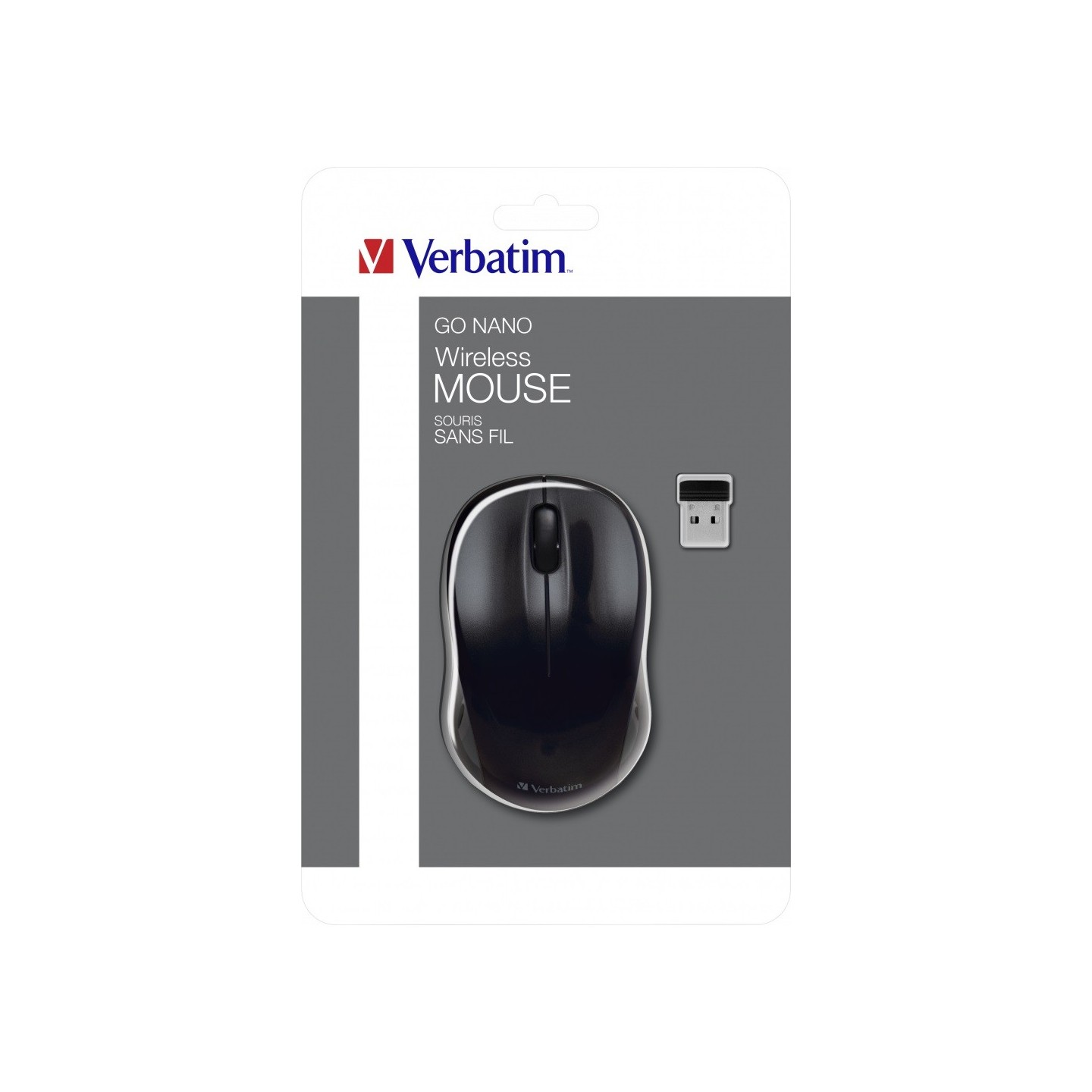 Verbatim GO NANO Wireless Mouse - 1600 DPI 2.4GHz - Black (Retail) — Buy in Cyprus with Fast Delivery