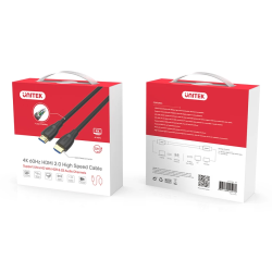 Buy Unitek HDMI Cable - C11046BK - HDMI 2.0 Cable 4K HDR & ARC 20.0m Black in Cyprus, Nicosia, Limassol, Larnaka, Pafos