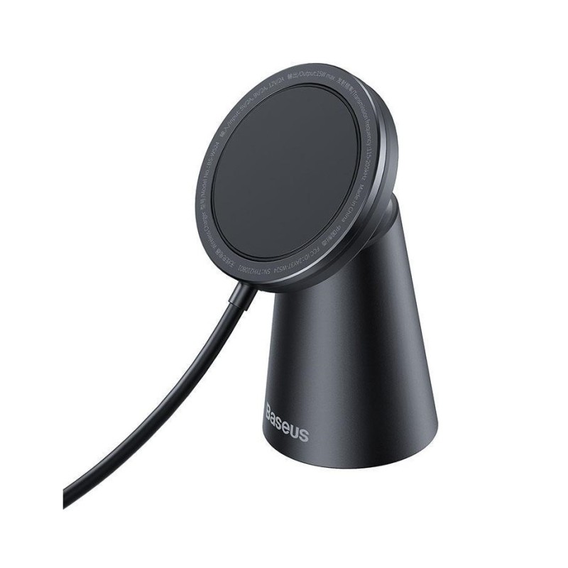Buy Baseus Simple Magnetic Stand Wireless Charger - Black in Cyprus, Nicosia, Limassol, Larnaka, Pafos