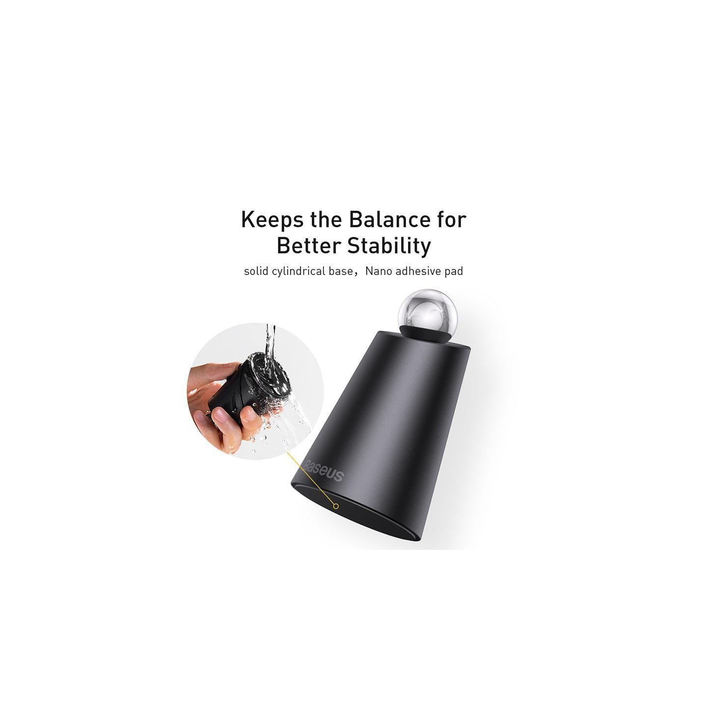 Baseus Simple Magnetic Stand Wireless Charger - Black — Buy in Cyprus with Fast Delivery