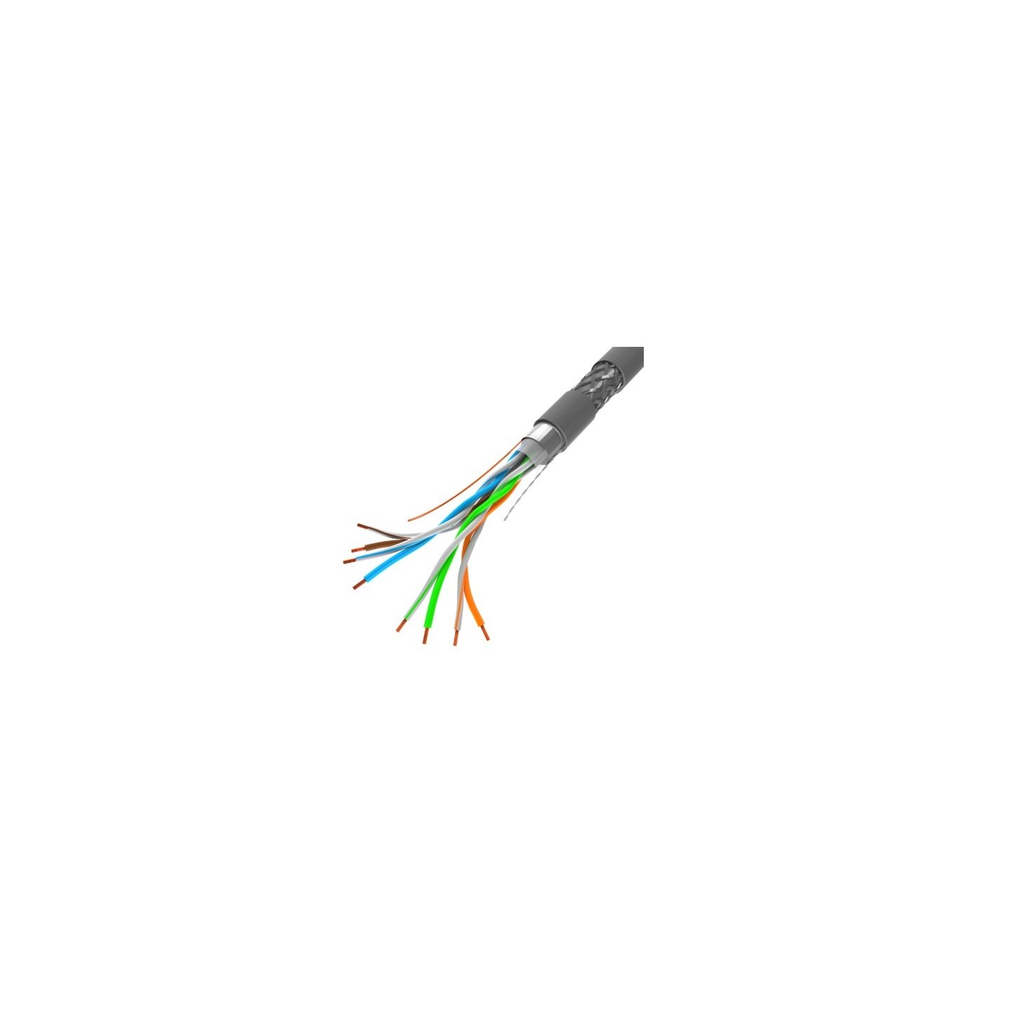 Lanberg CAT5e SFTP CU Cable 305m Grey - LCS5-11CU-0305-S - CAT5e SFTP CU Cable 305m Grey — Buy in Cyprus with Fast Delivery