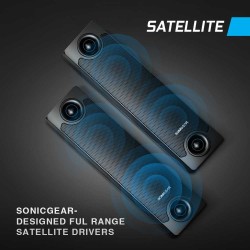 Buy SonicGear EVO 9 PRO - BTMI - 2.1 Speakers 120W BT USB FM Wireless Microphone... in Cyprus, Nicosia, Limassol, Larnaka, Pafos