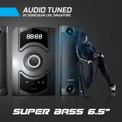 Buy SonicGear EVO 9 PRO - BTMI - 2.1 Speakers 120W BT USB FM Wireless Microphone... in Cyprus, Nicosia, Limassol, Larnaka, Pafos