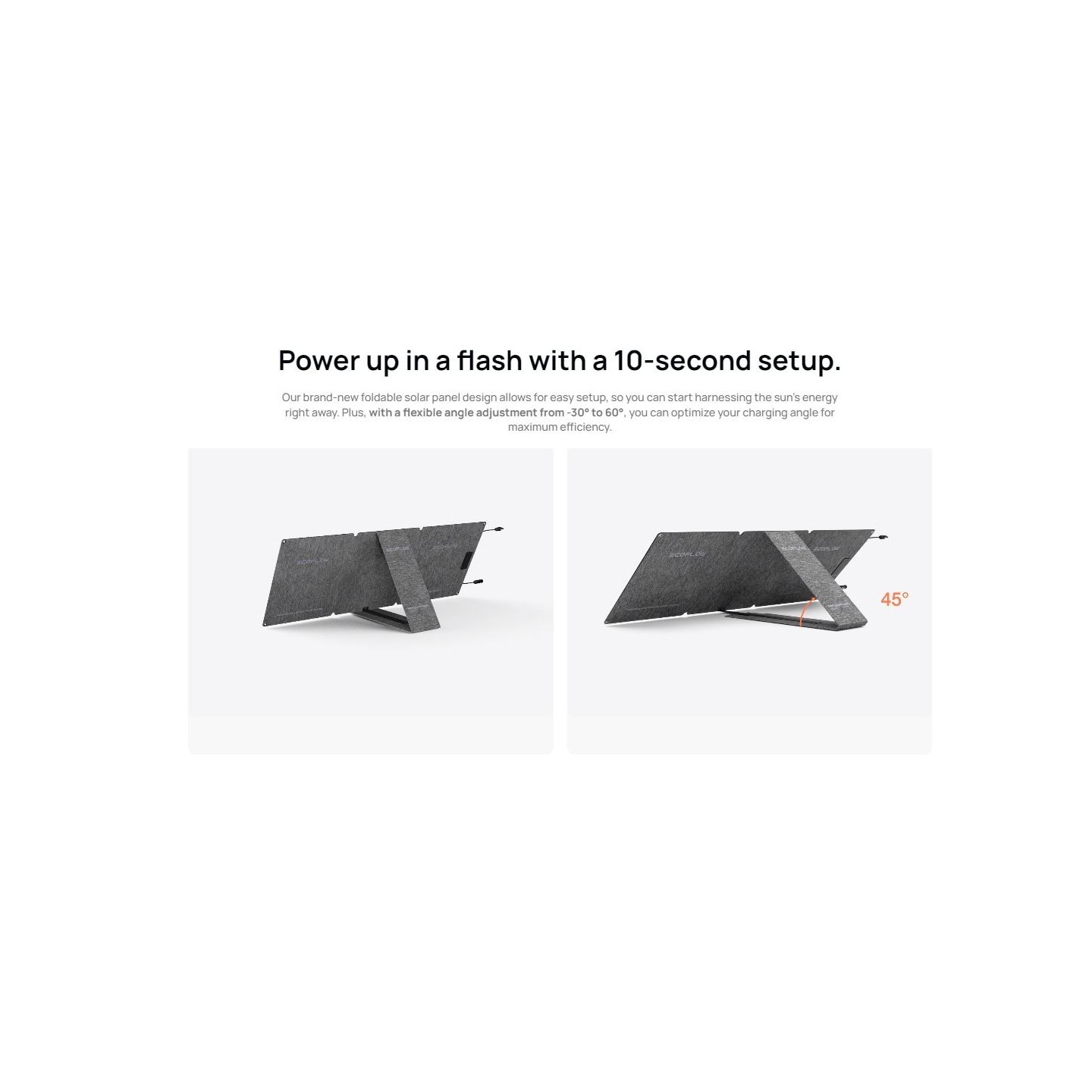 EcoFlow Solar Panel Portable 60W - SPP - Portable, 60W — Buy in Cyprus with Fast Delivery