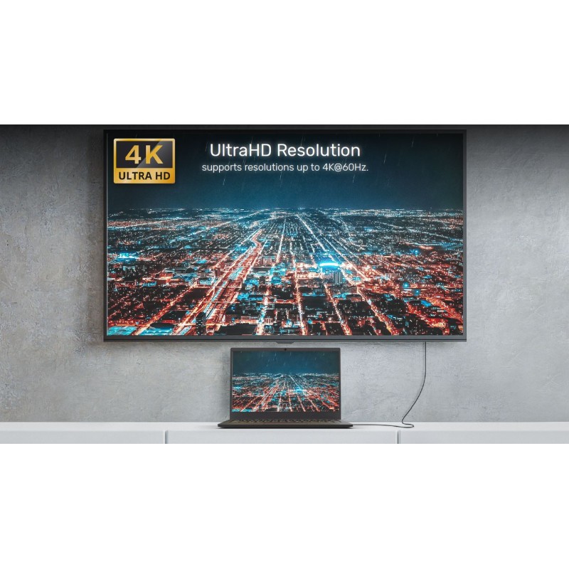 Buy Unitek USB-C to HDMI Cable - V1423A - 4K60Hz 1.8m HDCP 2.3 in Cyprus, Nicosia, Limassol, Larnaka, Pafos