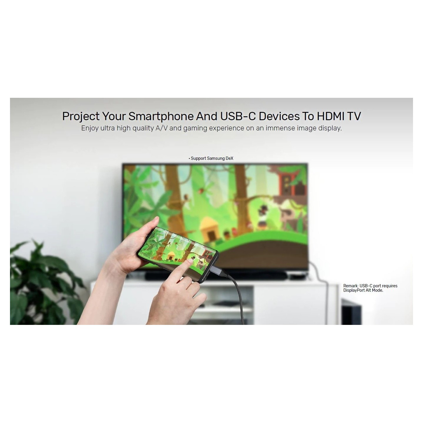 Unitek USB-C to HDMI Cable - V1423A - 4K60Hz 1.8m HDCP 2.3 — Buy in Cyprus with Fast Delivery