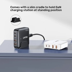 Buy Unitek Charge Desktop - P1229AWH - 100W 4in1 GaN Charger White in Cyprus, Nicosia, Limassol, Larnaka, Pafos