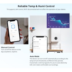 Buy Sonoff WiFi Smart Switch TH Elite Smart Temperature and Humidity Monitoring ... in Cyprus, Nicosia, Limassol, Larnaka, Pafos