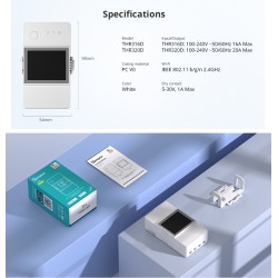 Buy Sonoff WiFi Smart Switch TH Elite Smart Temperature and Humidity Monitoring ... in Cyprus, Nicosia, Limassol, Larnaka, Pafos