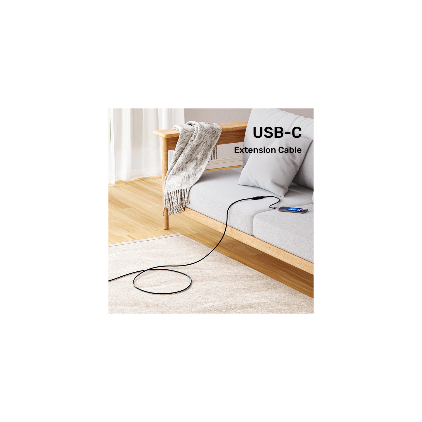 Unitek USB-C Active Extension Cable - U1335A - USB-C Active Extension Cable USB 3.2 Gen2 10Gbps 5.0m