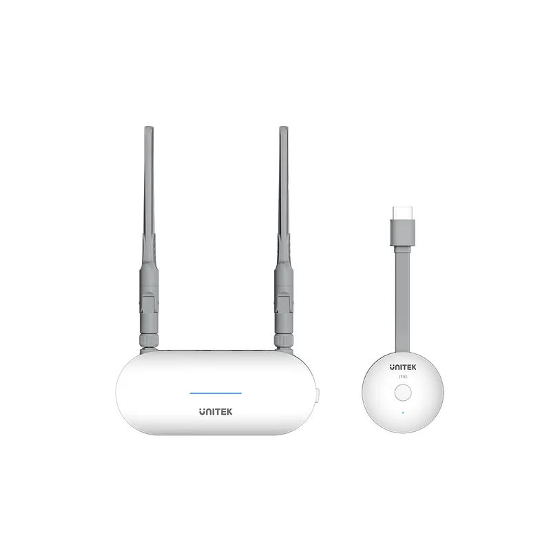 Buy Unitek Wireless HDMI Transmitter & Receiver Kit - V1183A - Up to 50M, White in Cyprus, Nicosia, Limassol, Larnaka, Pafos
