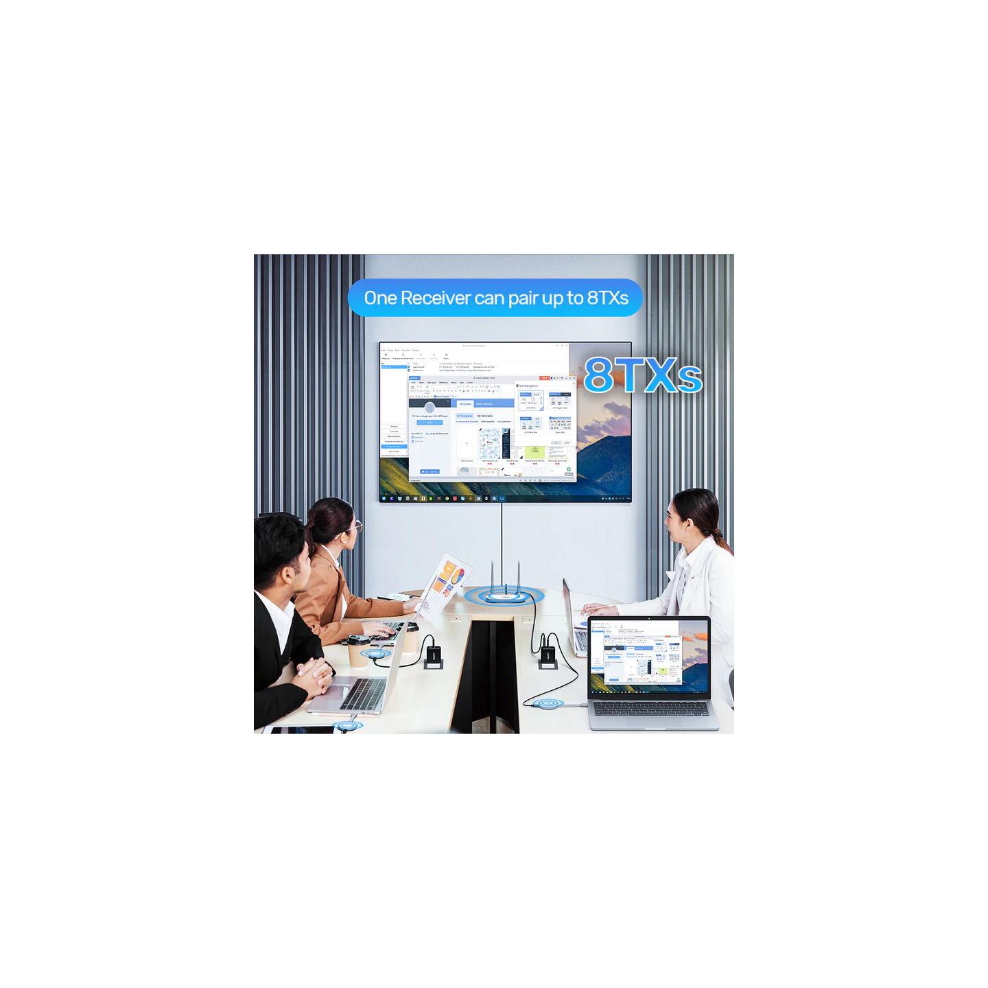 Unitek Wireless HDMI Transmitter & Receiver Kit - V1183A - Up to 50M, White — Buy in Cyprus with Fast Delivery