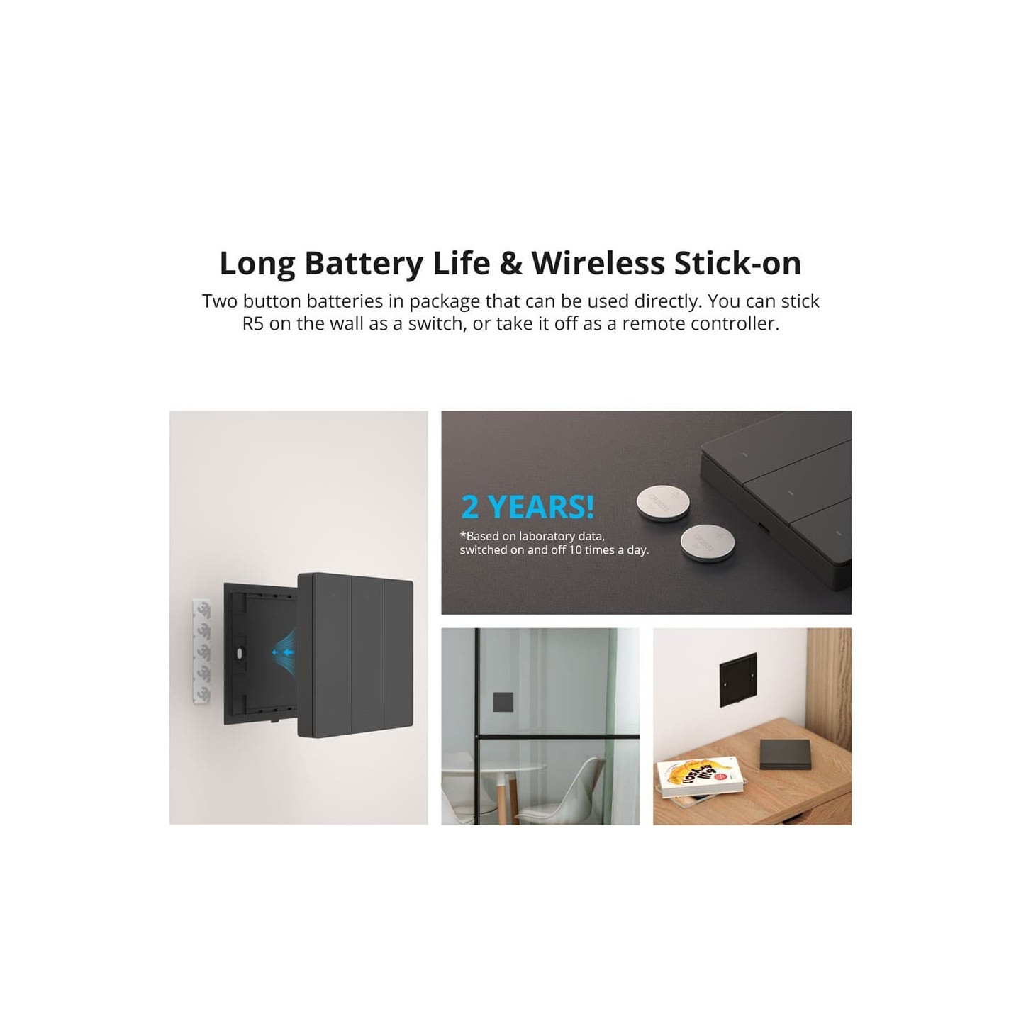 Sonoff Wifi Smart SwitchMan Scene Controller - R5 - White — Buy in Cyprus with Fast Delivery