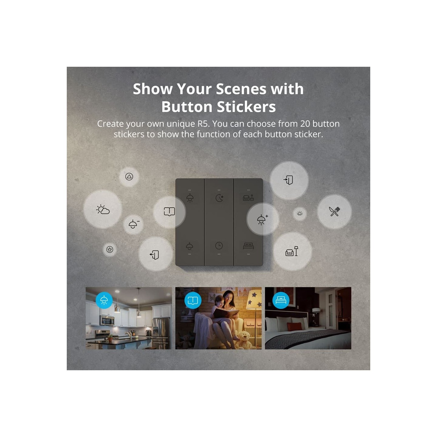 Sonoff Wifi Smart SwitchMan Scene Controller - R5 - White — Buy in Cyprus with Fast Delivery