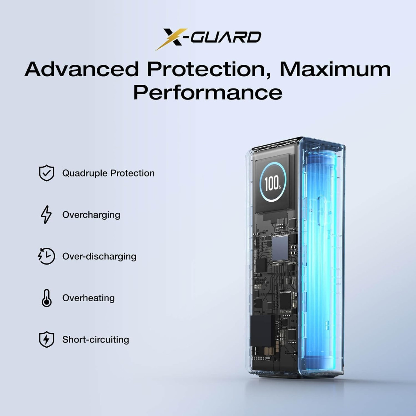 EcoFlow Charge Powerbank - RAPID - 25000mAh 170W + 100W Built-In & Retractable Cable Black — Buy in Cyprus with Fast Delivery