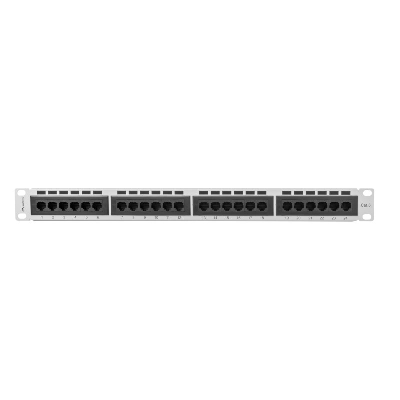 Buy Lanberg Patch Panel - 24-Port 1U 19' CAT6 UTP Grey in Cyprus, Nicosia, Limassol, Larnaka, Pafos