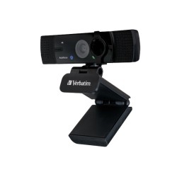 Verbatim AWC-03 4K Autofocus Webcam with Dual Microphone 120° Wide Angle (Boxed) — Buy in Cyprus with Fast Delivery