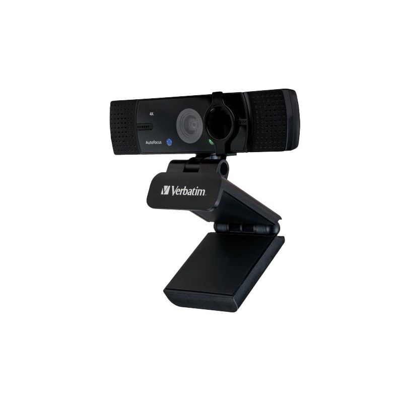 Verbatim AWC-03 4K Autofocus Webcam with Dual Microphone 120° Wide Angle (Boxed) — Buy in Cyprus with Fast Delivery
