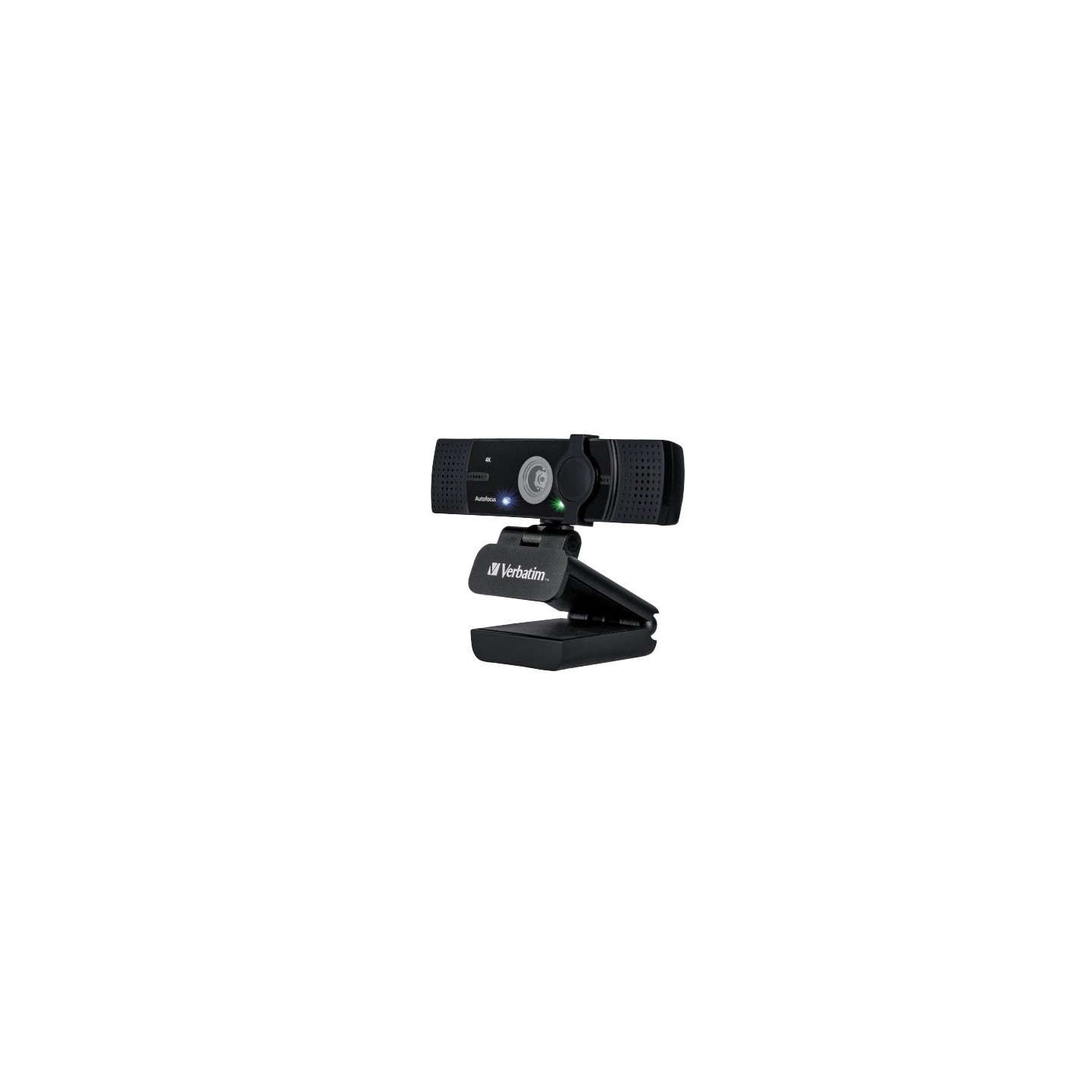 Verbatim AWC-03 4K Autofocus Webcam with Dual Microphone 120° Wide Angle (Boxed) — Buy in Cyprus with Fast Delivery