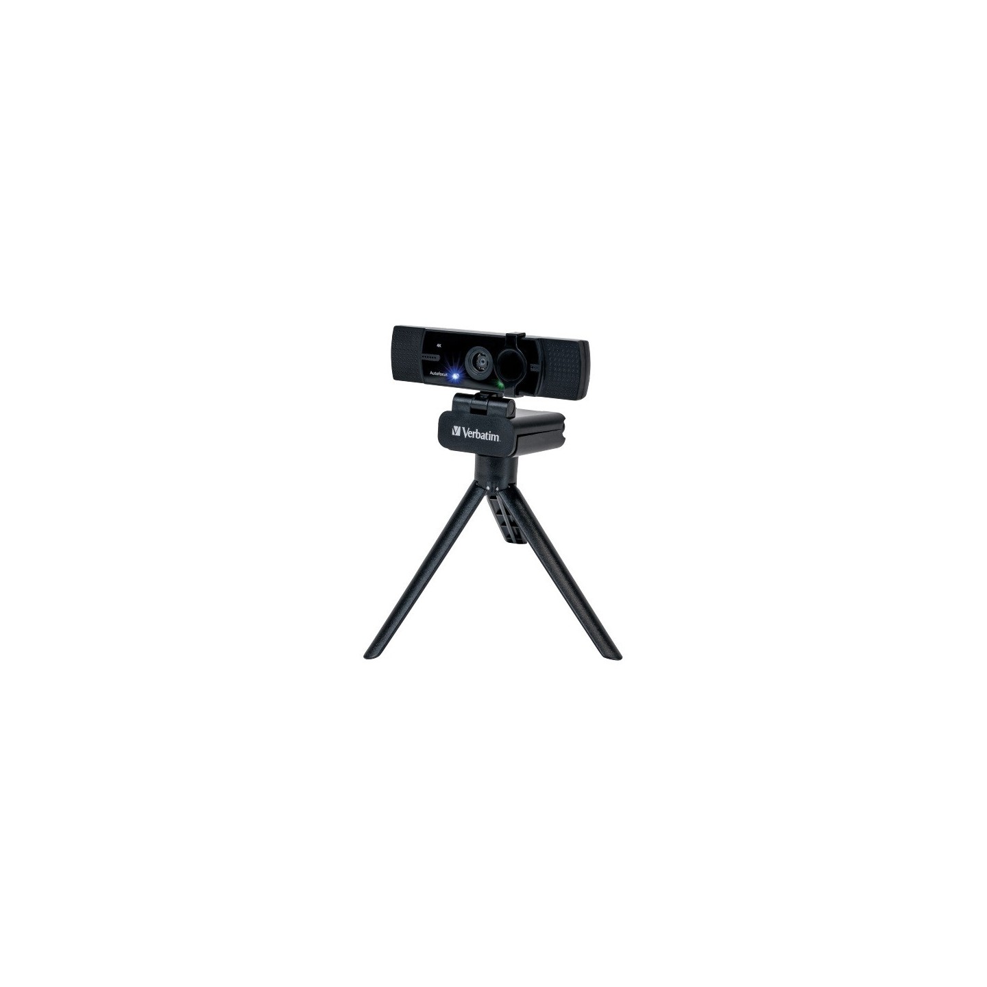 Verbatim AWC-03 4K Autofocus Webcam with Dual Microphone 120° Wide Angle (Boxed) — Buy in Cyprus with Fast Delivery