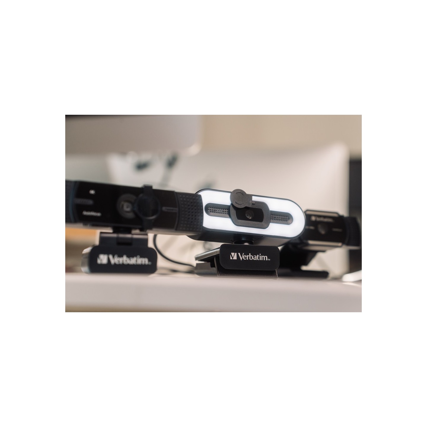 Verbatim AWC-03 4K Autofocus Webcam with Dual Microphone 120° Wide Angle (Boxed) — Buy in Cyprus with Fast Delivery