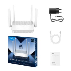 Buy Cudy Router - WR3000P - AX3000, Dual Band, 2.5G, Wi-Fi 6, Mesh, VPN, PoE in Cyprus, Nicosia, Limassol, Larnaka, Pafos