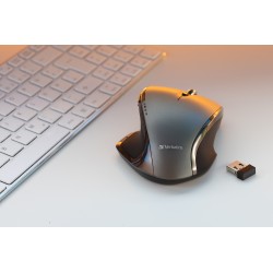 Verbatim Wireless Desktop 8-Button Deluxe Blue LED Mouse - Graphite (Boxed) — Buy in Cyprus with Fast Delivery