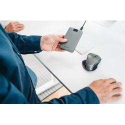 Verbatim Wireless Desktop 8-Button Deluxe Blue LED Mouse - Graphite (Boxed) — Buy in Cyprus with Fast Delivery