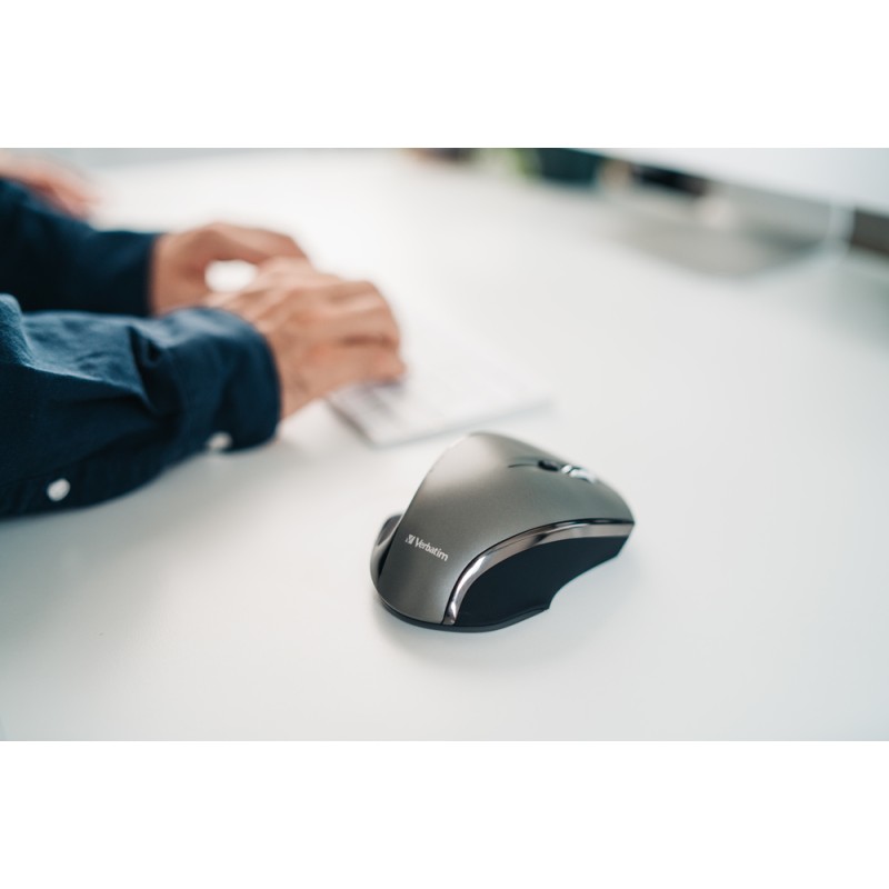 Buy Verbatim Mouse - Wireless 8-Button Deluxe Blue LED Ergonomic in Cyprus, Nicosia, Limassol, Larnaka, Pafos