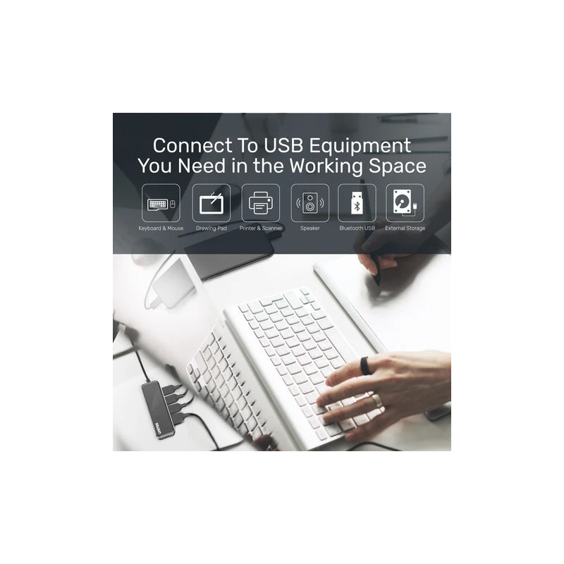 Buy Unitek Exquisite Hub - H1109A - Exquisite Hub 4x USB3.1 in Cyprus, Nicosia, Limassol, Larnaka, Pafos