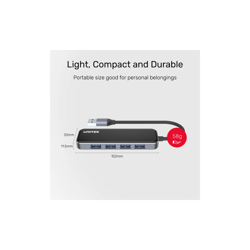 Buy Unitek Exquisite Hub - H1109A - Exquisite Hub 4x USB3.1 in Cyprus, Nicosia, Limassol, Larnaka, Pafos