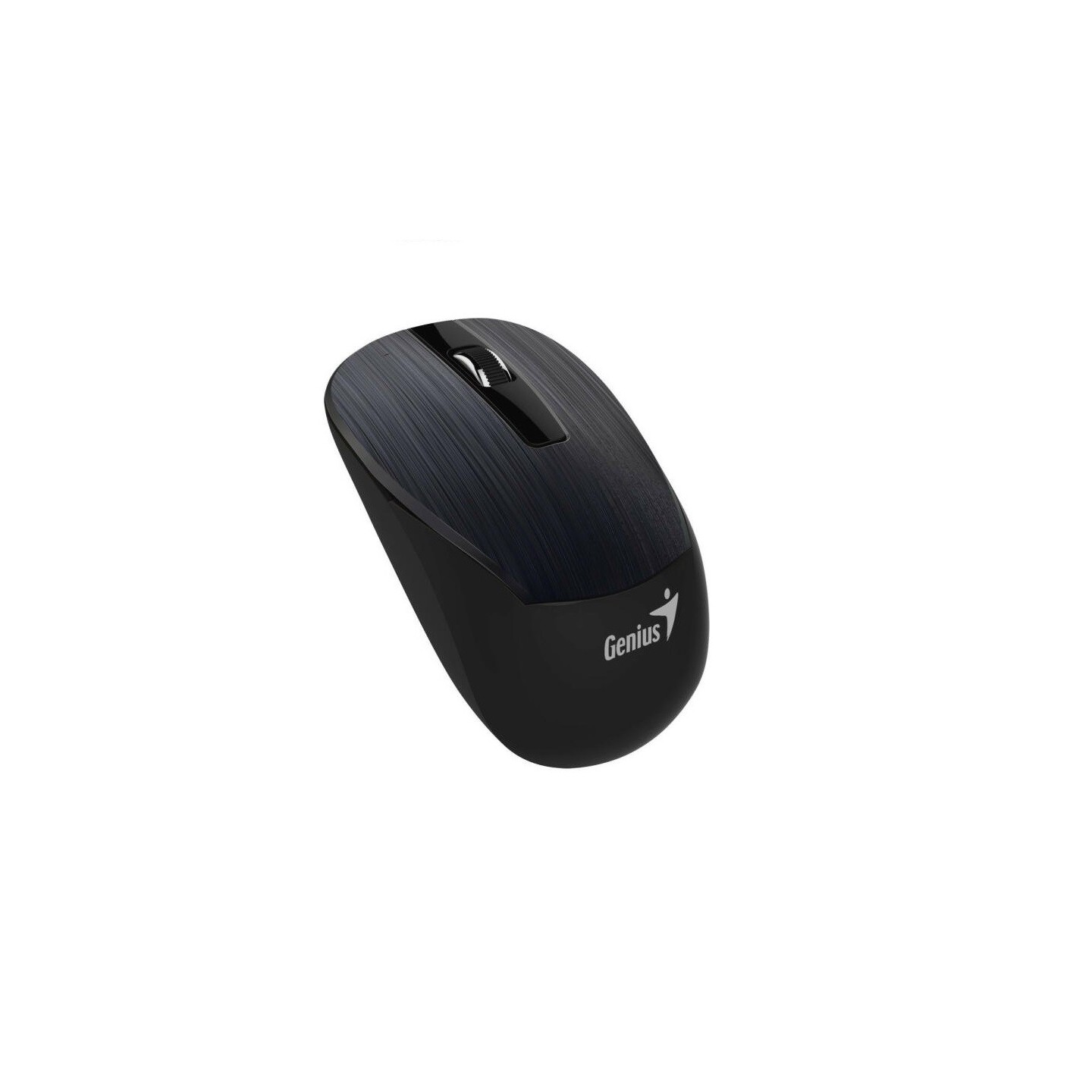 Genius NX-7015 Wireless Mouse - 1600 DPI BlueEye 2.4GHz - Metal Black (Boxed) — Buy in Cyprus with Fast Delivery