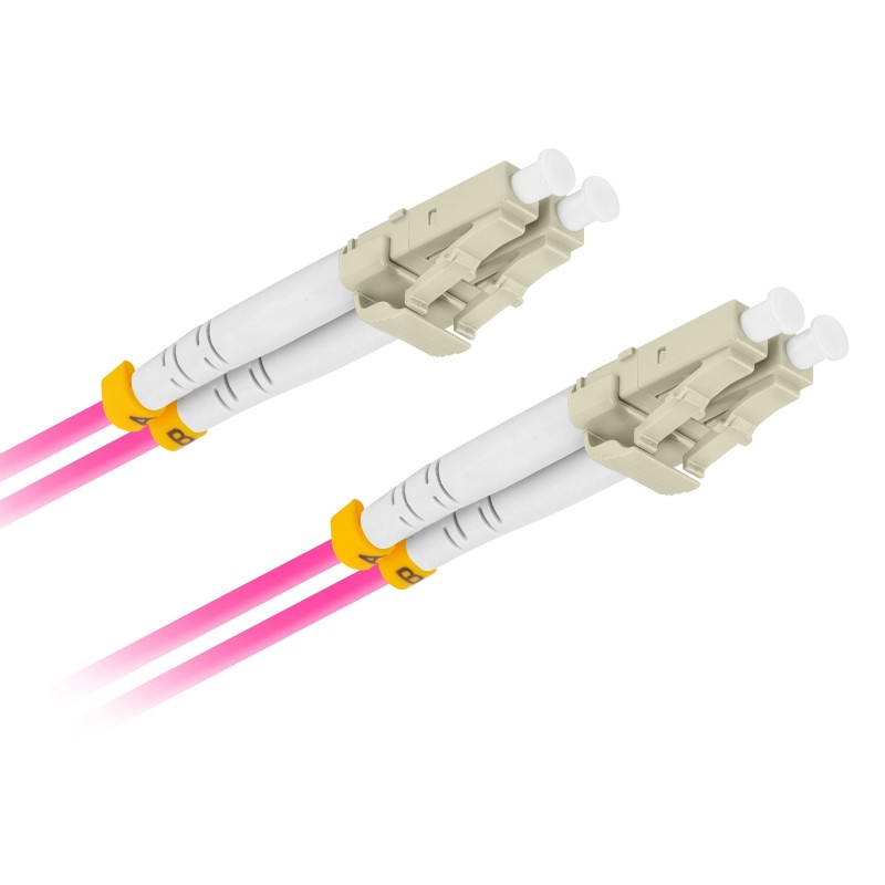 Buy Lanberg Fiber Patch Cord - LC UPC-LC UPC MM 50/125 Duplex OM4 LSZH 10.0m in Cyprus, Nicosia, Limassol, Larnaka, Pafos