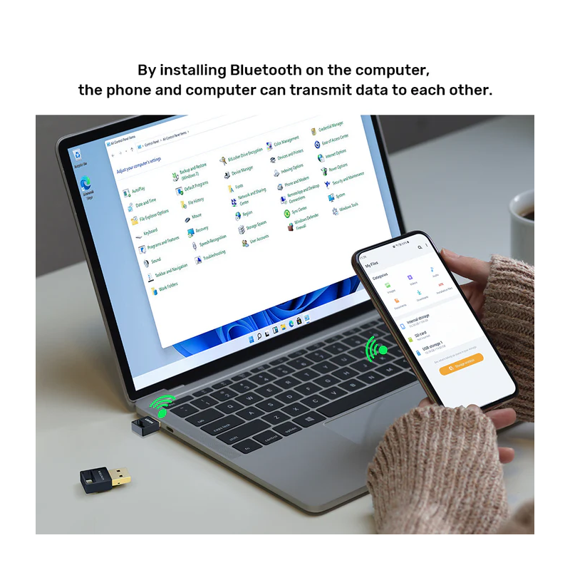 Buy Unitek Bluetooth Adaptor - B105B - USB v5.3 Bluetooth Adaptor in Cyprus, Nicosia, Limassol, Larnaka, Pafos