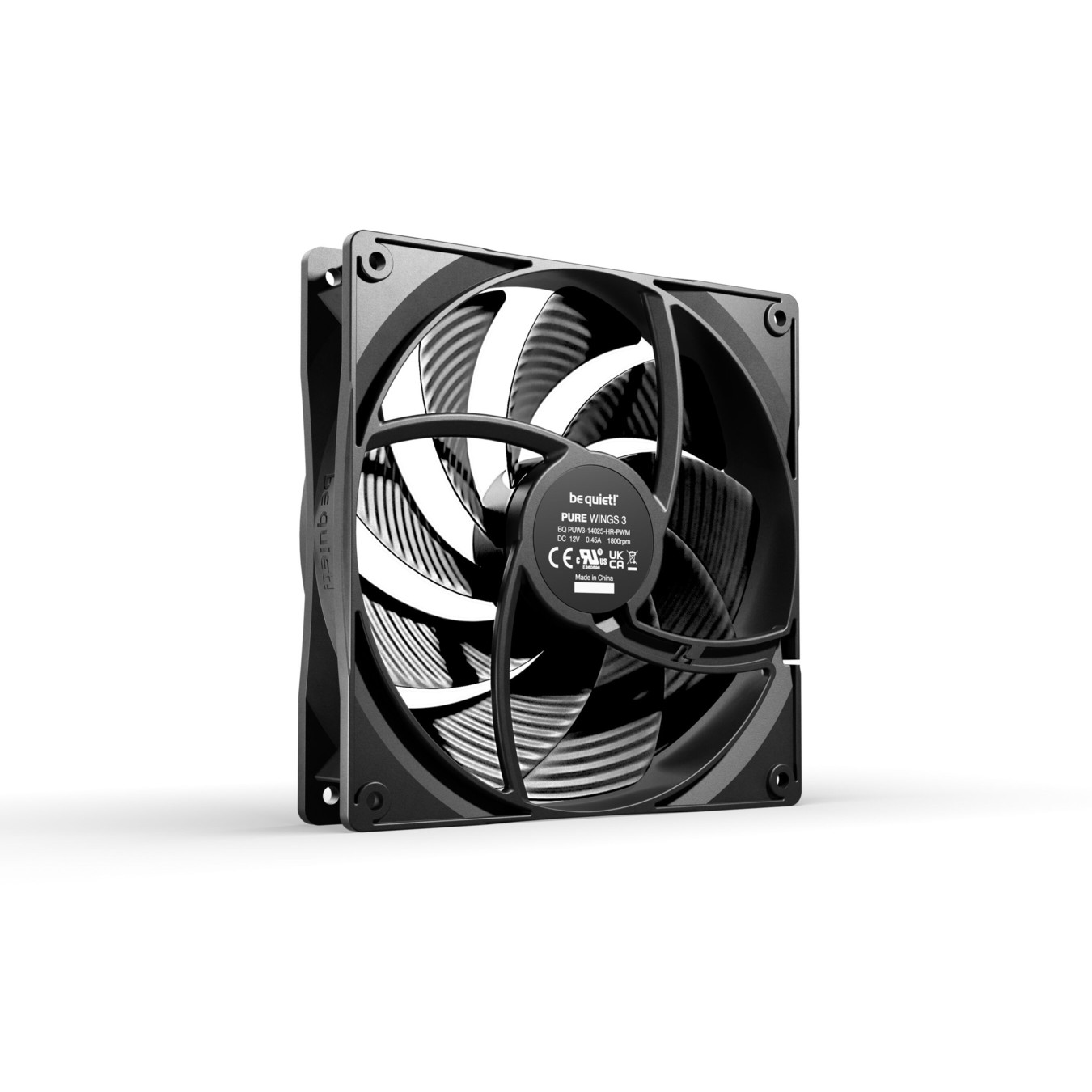 Be Quiet! Pure Wings 3 High-Speed PWM Case Fan - BL109 - 140mm, Black — Buy in Cyprus with Fast Delivery