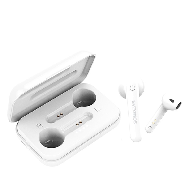 Buy SonicGear EarPump - TWS3+ - BT Earphones White in Cyprus, Nicosia, Limassol, Larnaka, Pafos